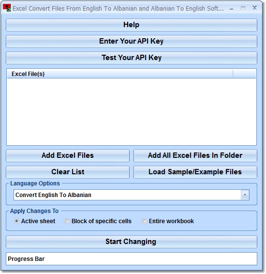 Excel Convert Files From English To Albanian and A