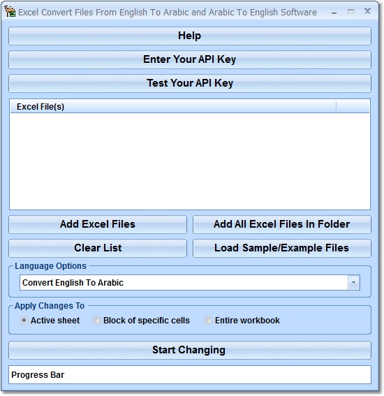 Excel Convert Files From English To Arabic and Ara