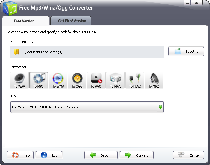 Free Mp3/Wma/Ogg Converter