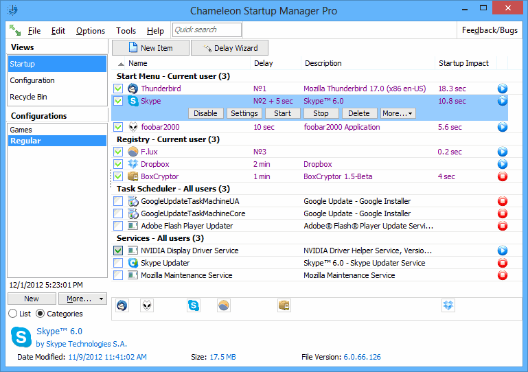 Chameleon Startup Manager Pro