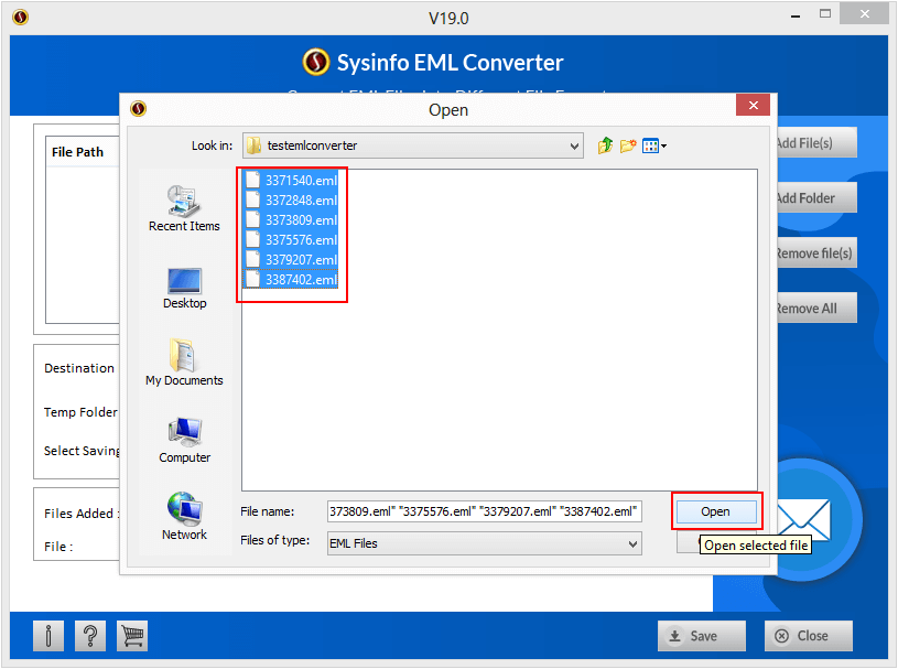 EML File Converter