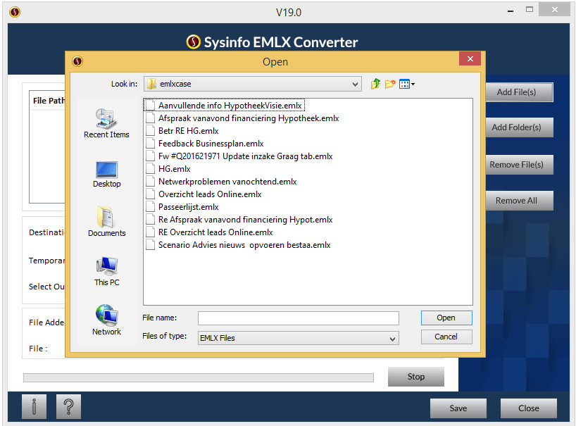 EMLX to PST Converter