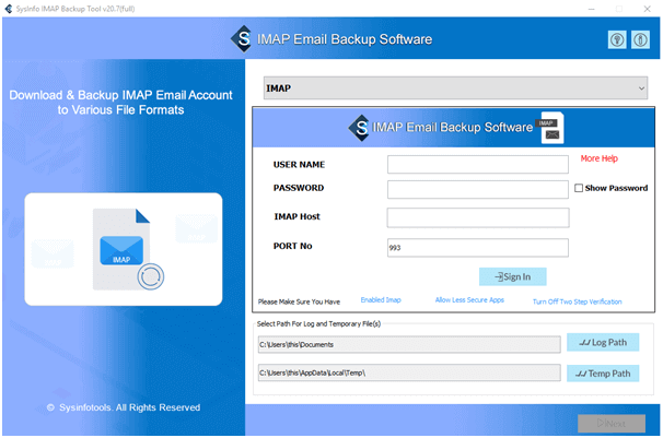 MailConverterTools IMAP Migration Tool