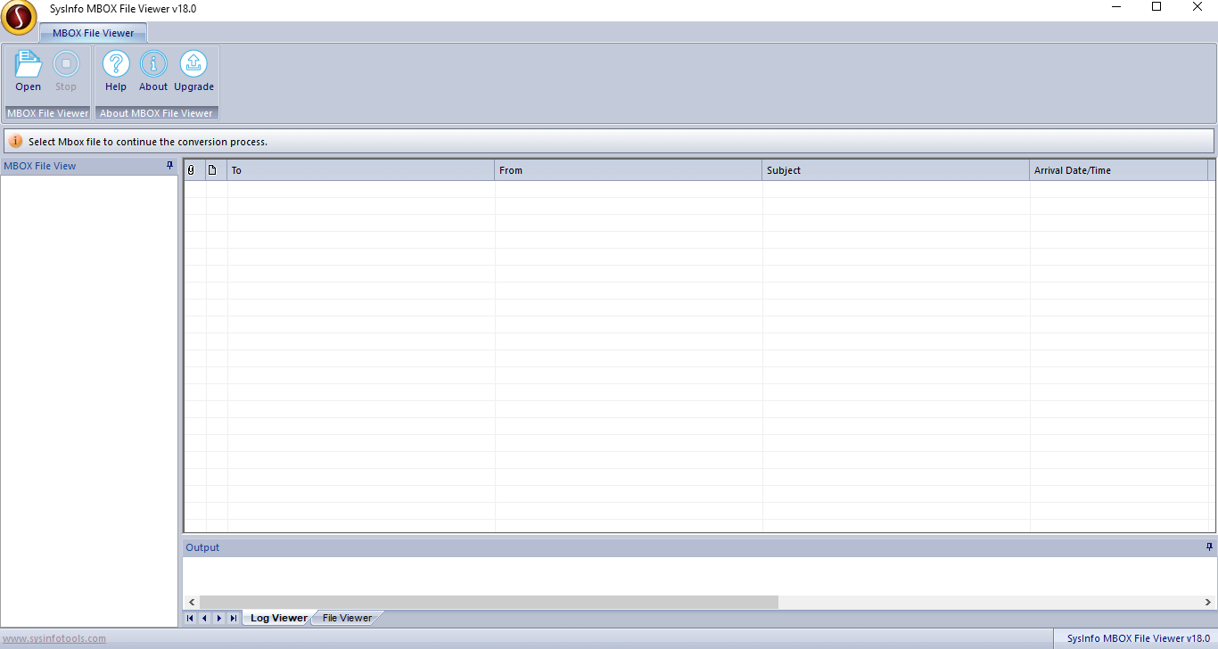 SysInfoTools MBOX Viewer Software