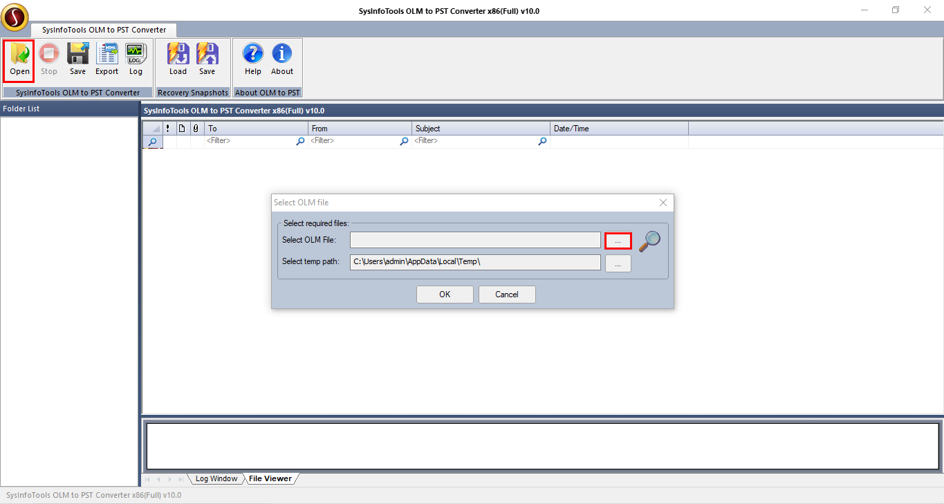 Sysinfo OLM to PST Converter