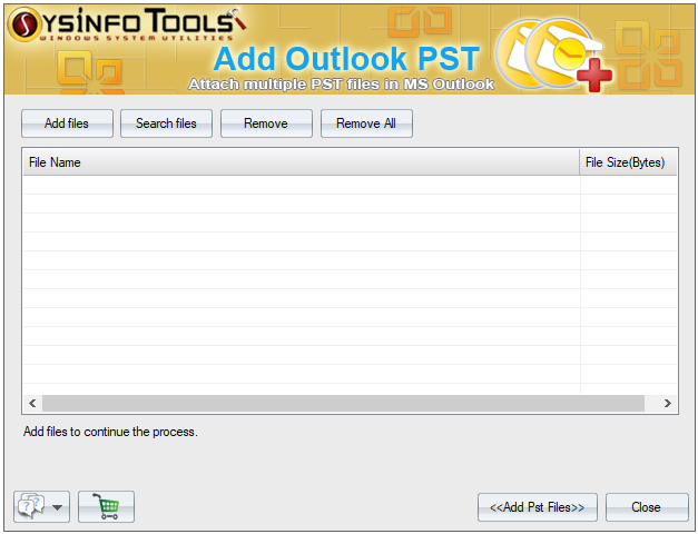 Sysinfo Add Outlook PST Tool