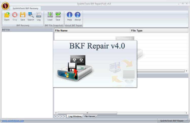 DatabaseFileRecovery BKF Recovery Tool
