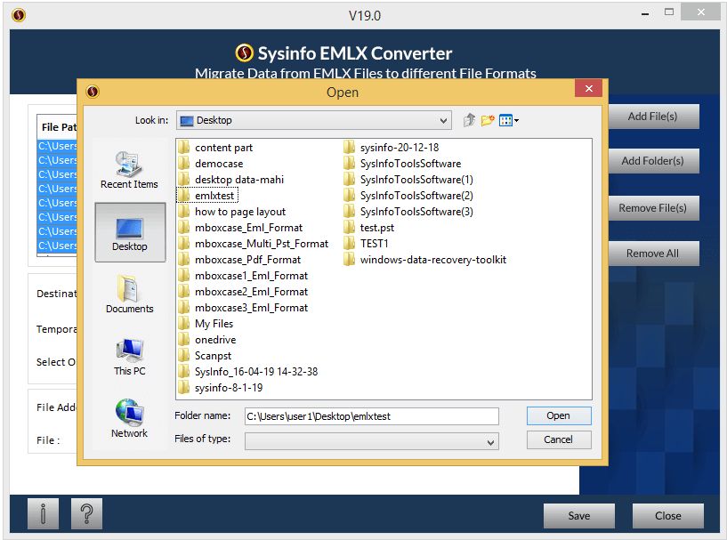 SysInfoTools EMLX Converter