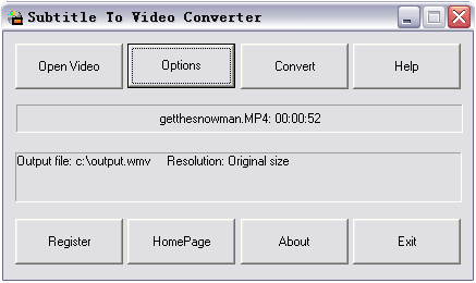 Subtitle To Video Converter