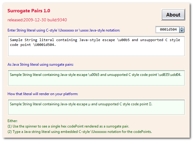 Surrogatepair