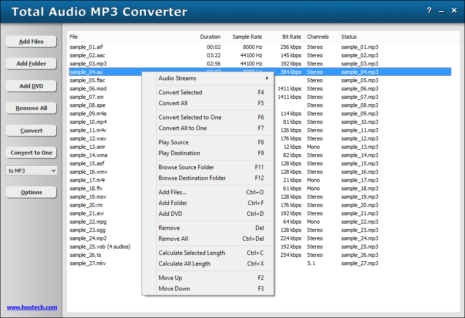 Total Audio MP3 Converter