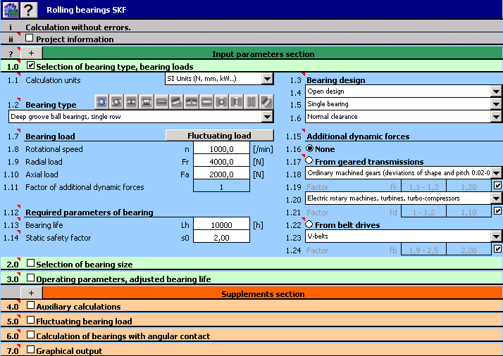 MITCalc Rolling Bearings Calculation II