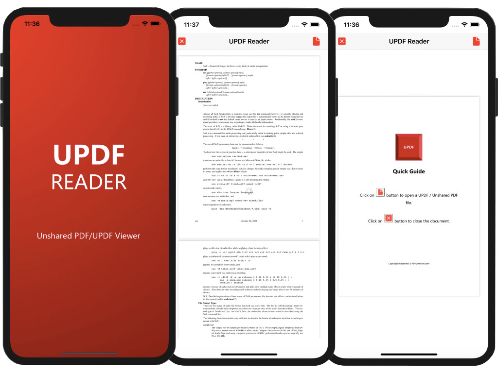 UPDF Reader iOS