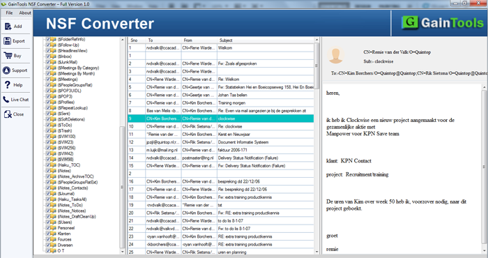 NSF to PST Converter Software