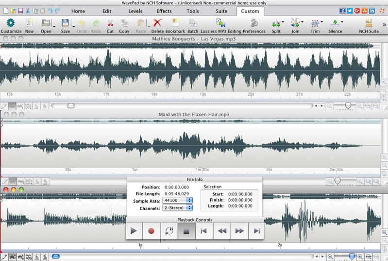 Wavepad Masters Edition for Mac