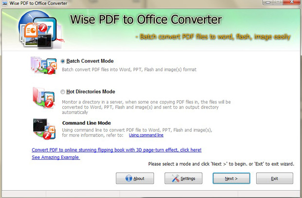 Wise PDF to Office Converter