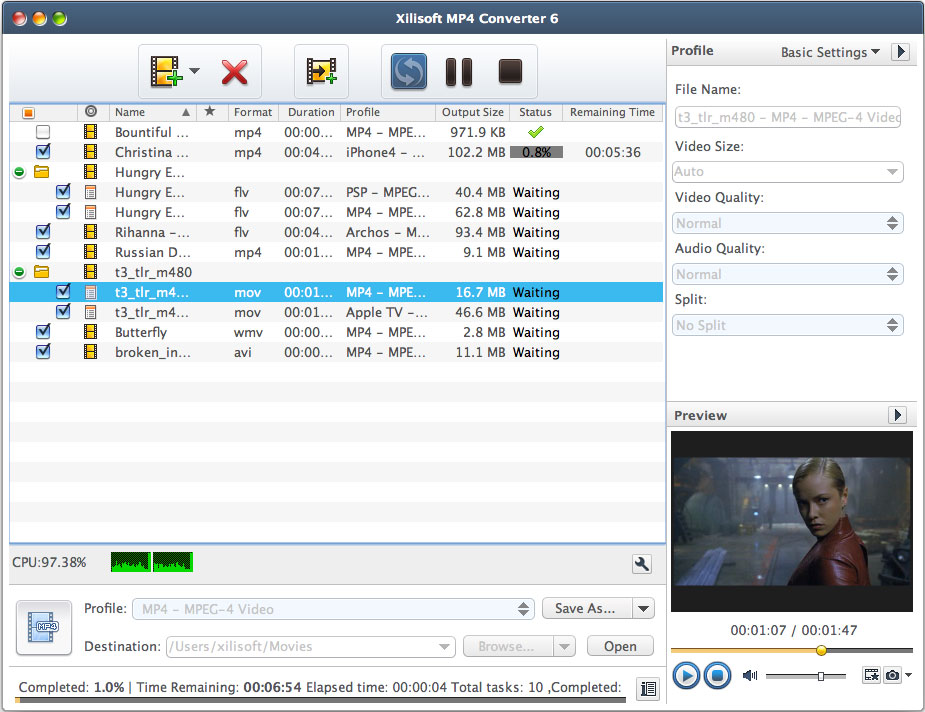Xilisoft MP4 Converter for Mac